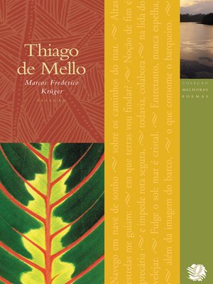cover image of Melhores Poemas Thiago de Mello